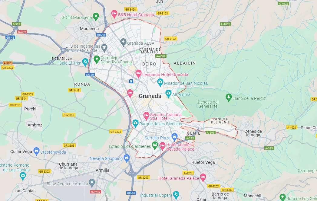 Granada utazás online puzzle