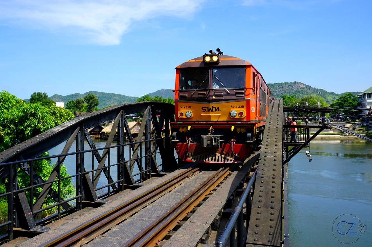 Σιδηρόδρομος, ποταμός Kwai online παζλ