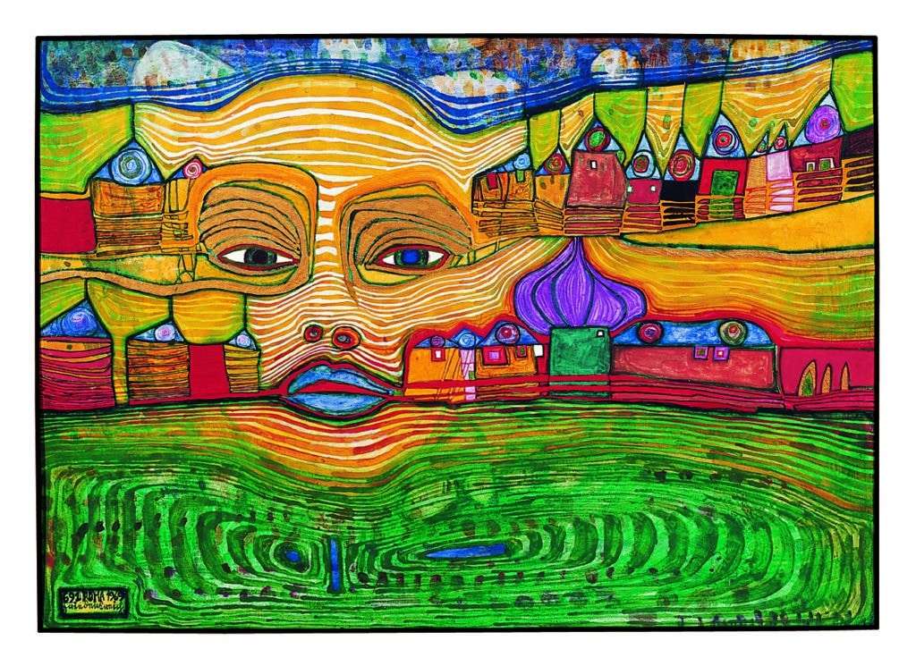 Βιέννη Kunsthaus Hundertwasser Κάτω Αυστρία παζλ online