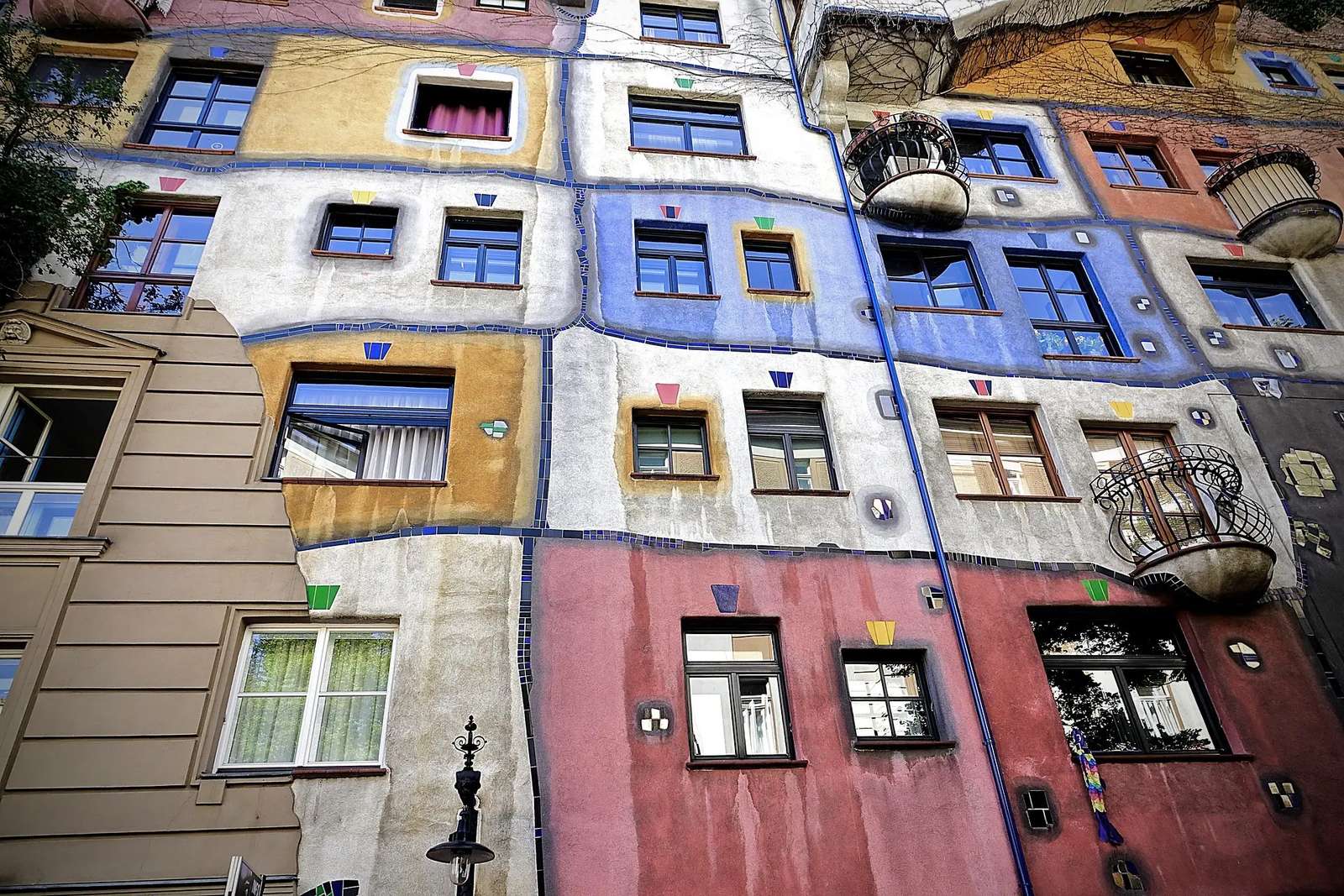 Viena Hundertwasser House Baixa Áustria quebra-cabeças online