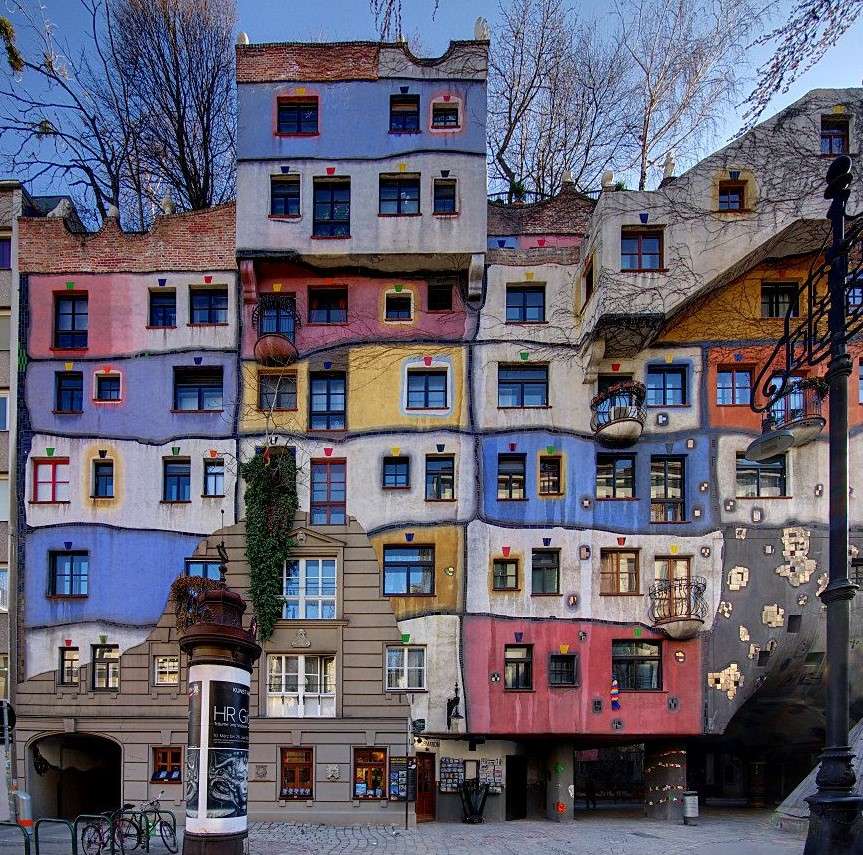 Viena Casa Hundertwasser Baja Austria rompecabezas en línea