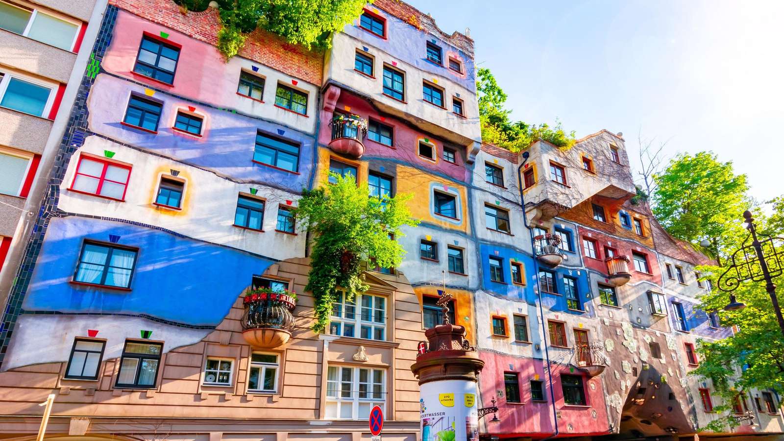 Viena Hundertwasser House Baixa Áustria puzzle online