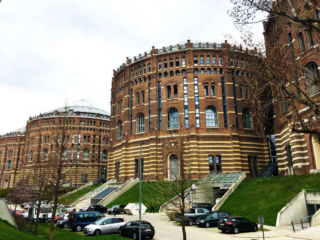 Vienna Simmering Gasometer Lower Austria jigsaw puzzle online