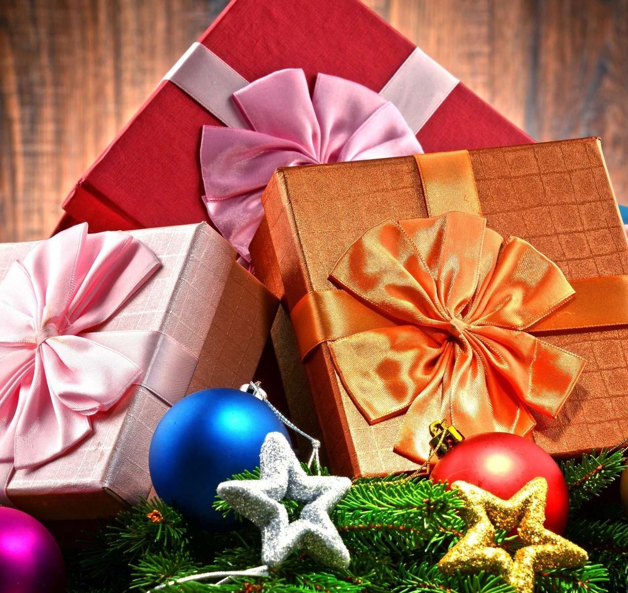 Presentes de Natal quebra-cabeças online