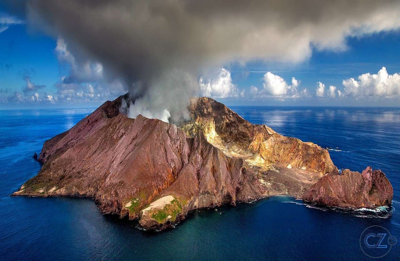 Nieuw-zeeland, Vulkaan legpuzzel online
