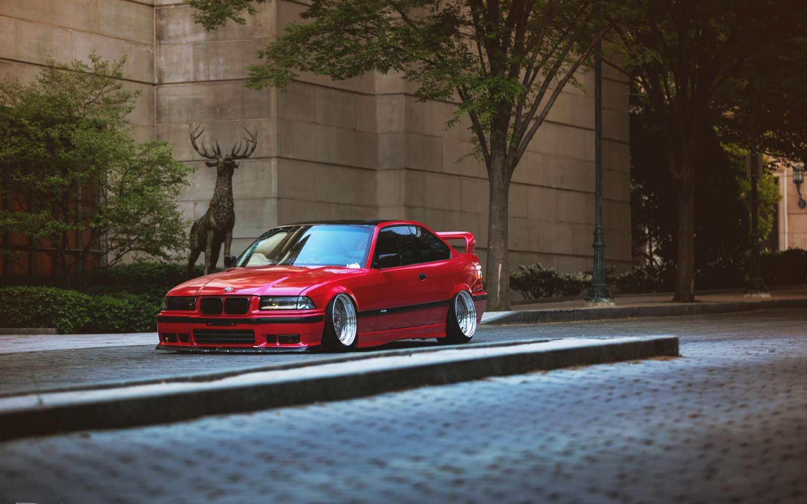 BMW E36 ROJO rompecabezas en línea