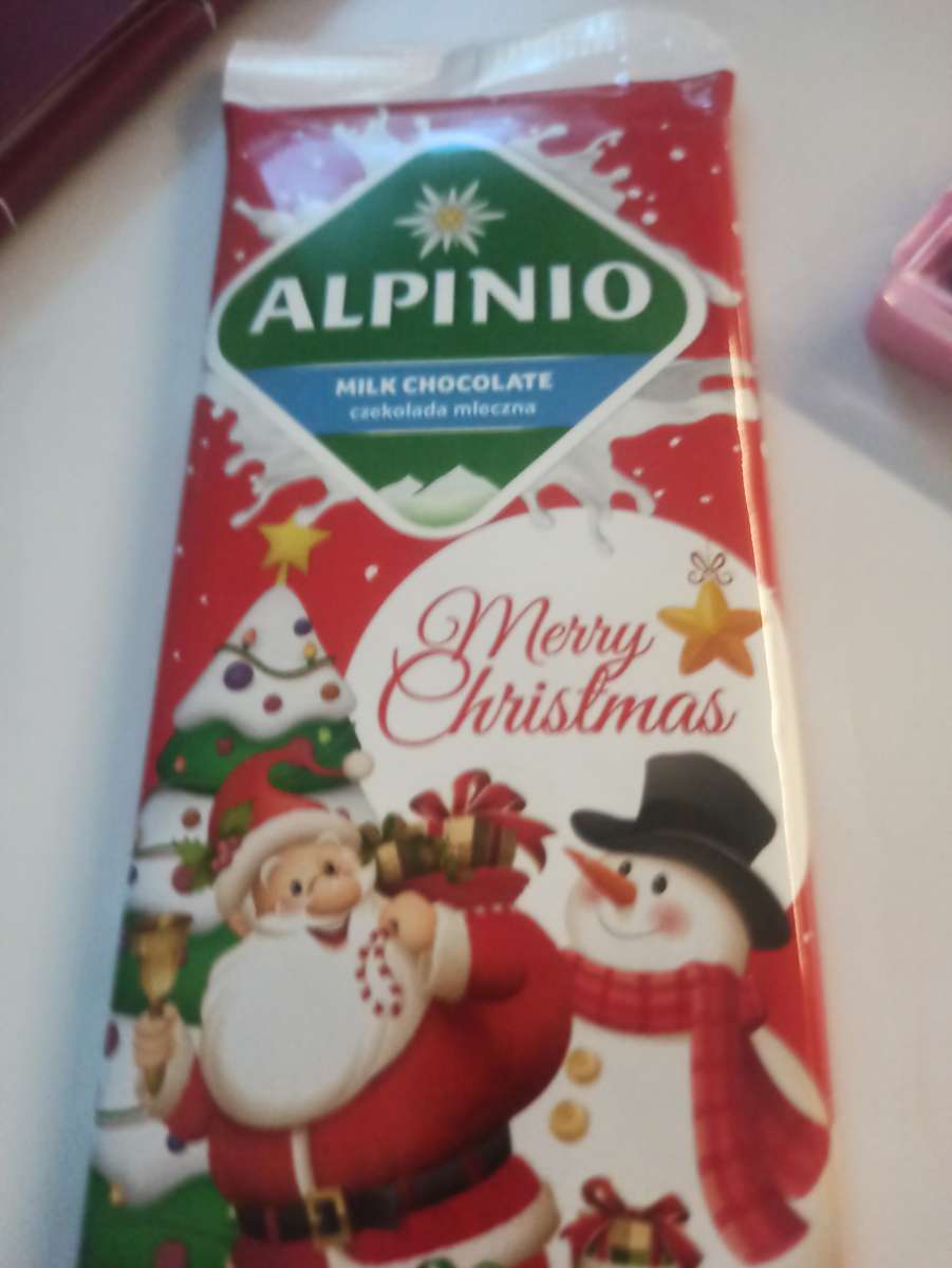Молочный шоколад Альпинио. онлайн-пазл
