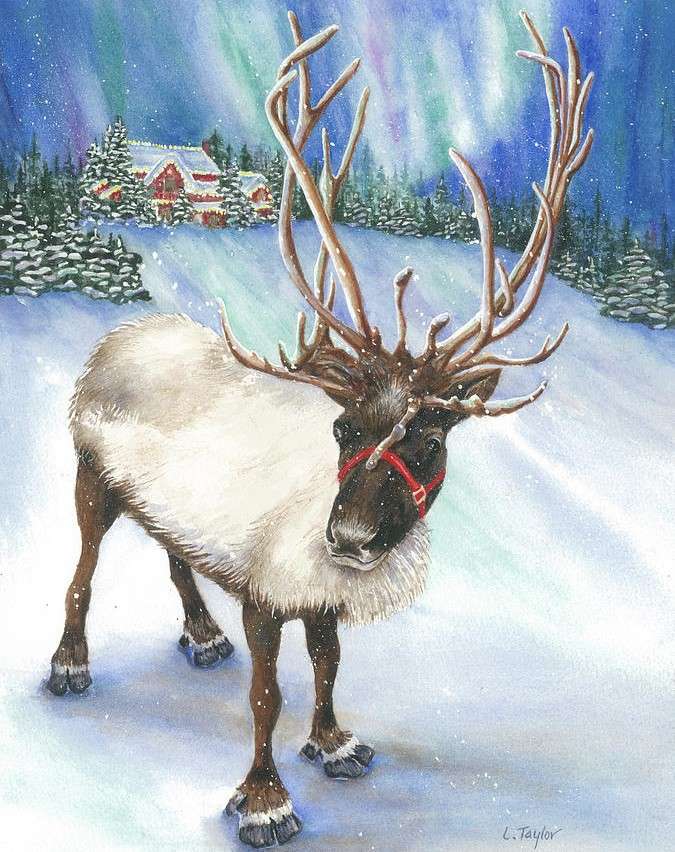 Le renne de Noël puzzle en ligne