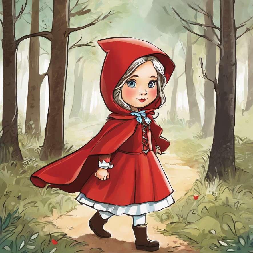 About Little Red Riding Hood online puzzle