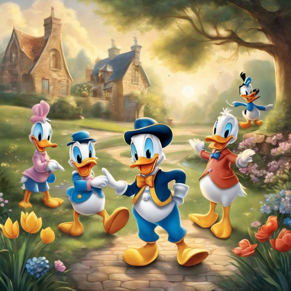 Donald Duck et ses amis puzzle en ligne