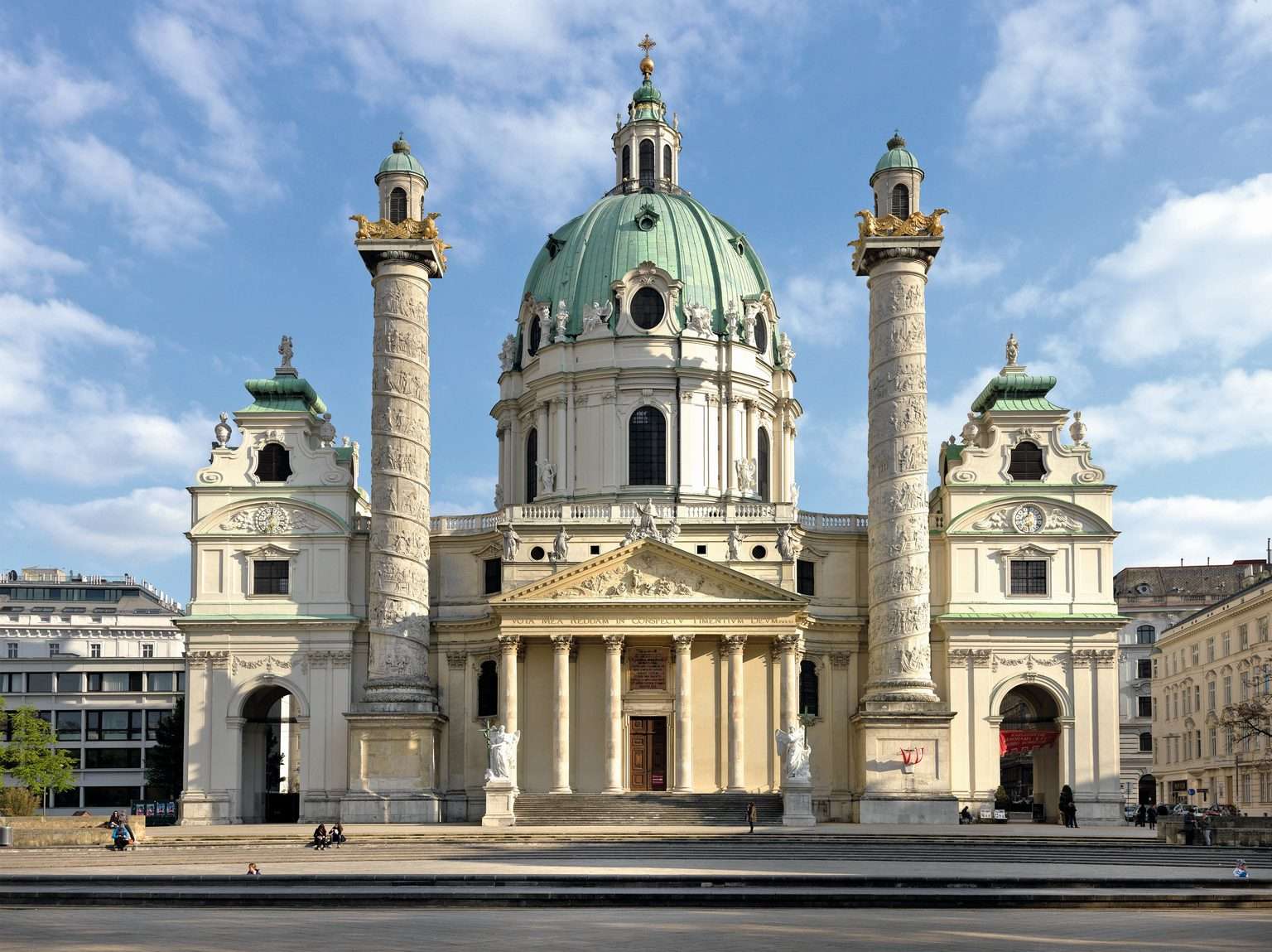 Wenen Karlskirche Neder-Oostenrijk online puzzel