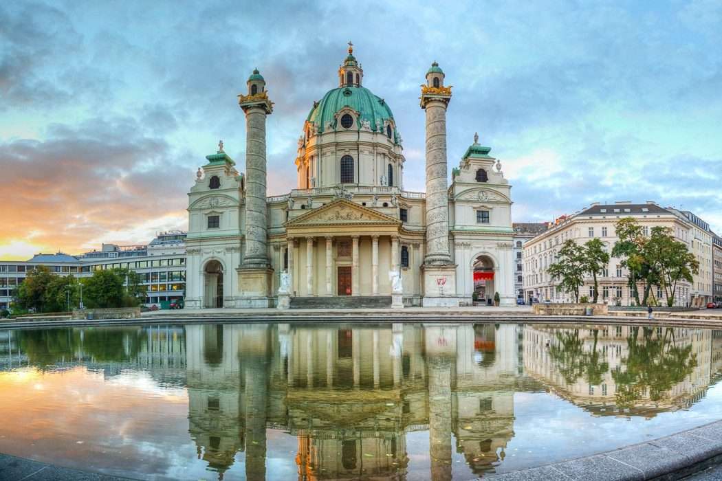 Vídeň Karlskirche Dolní Rakousko online puzzle