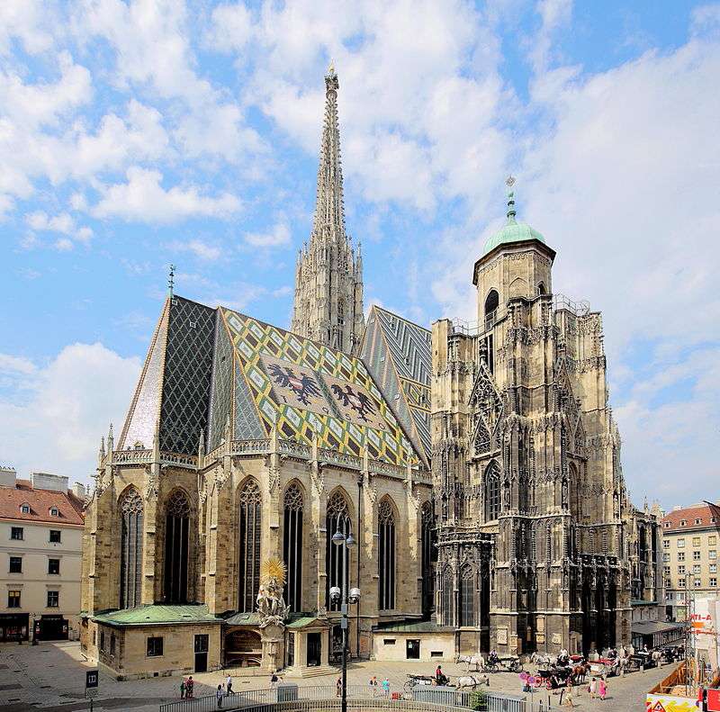 Wenen St. Stephen's kathedraal Neder-Oostenrijk online puzzel