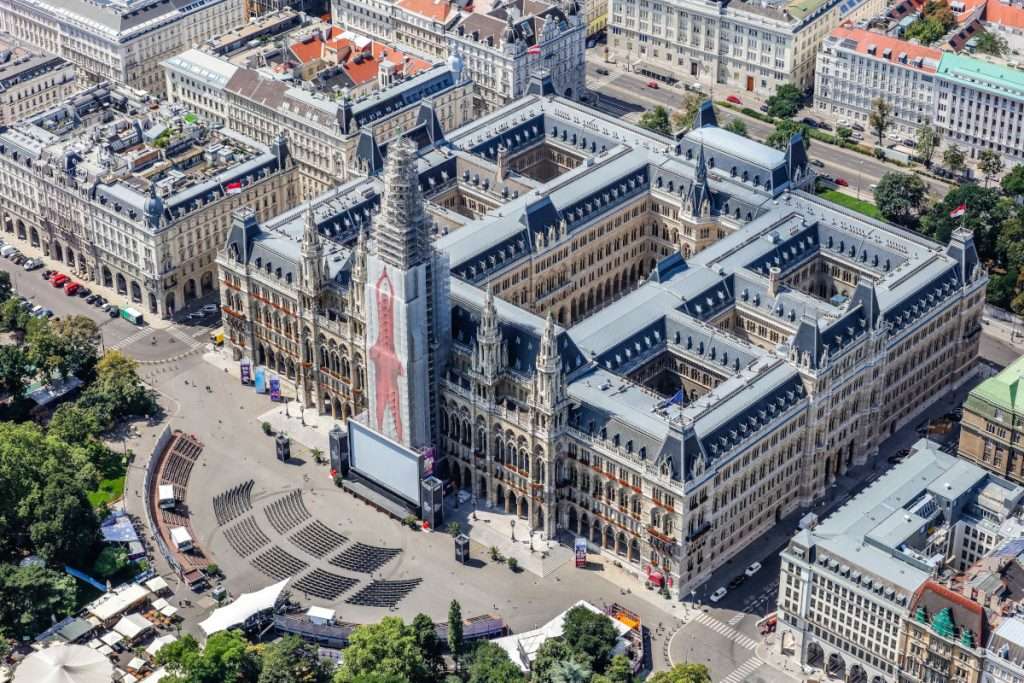 Hôtel de ville de Vienne Basse-Autriche puzzle en ligne