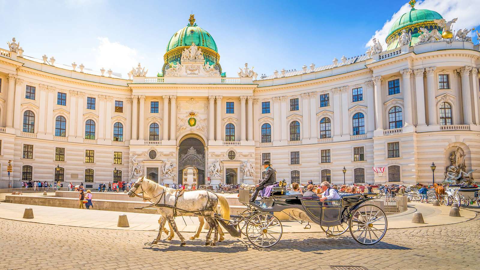 Vídeňský Hofburg Dolní Rakousko online puzzle