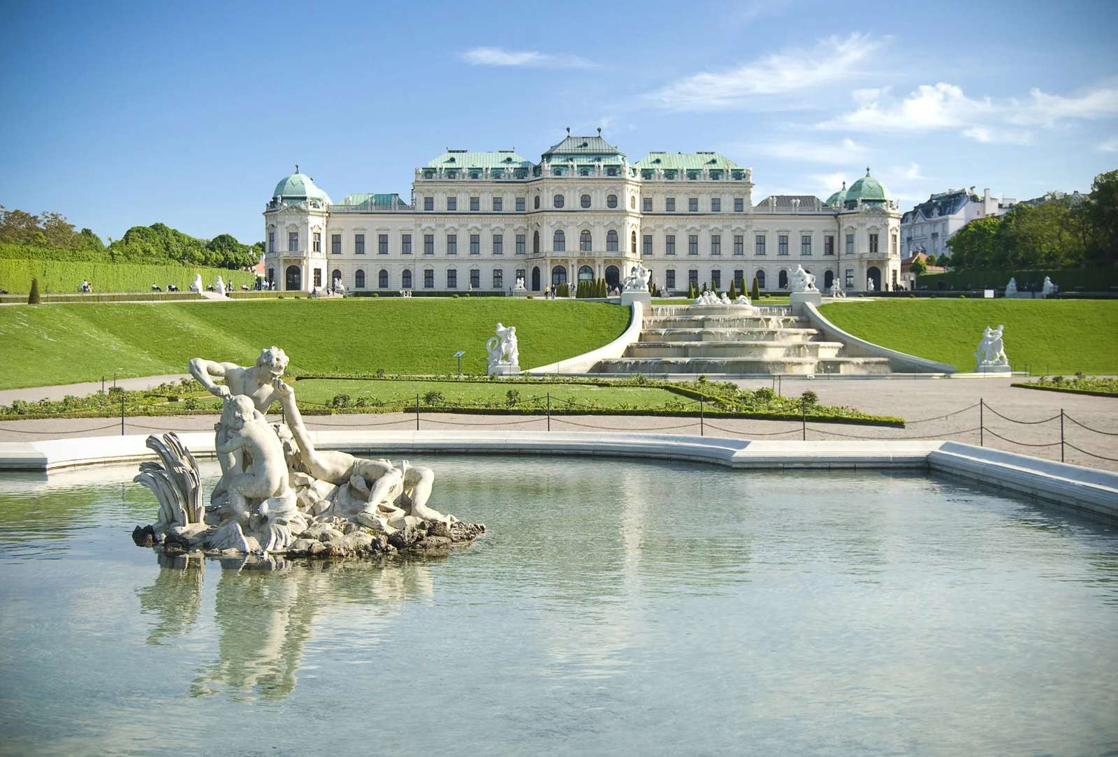 Vídeň Belvedere Dolní Rakousko online puzzle