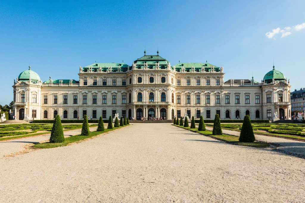 Bécs Belvedere Alsó-Ausztria online puzzle
