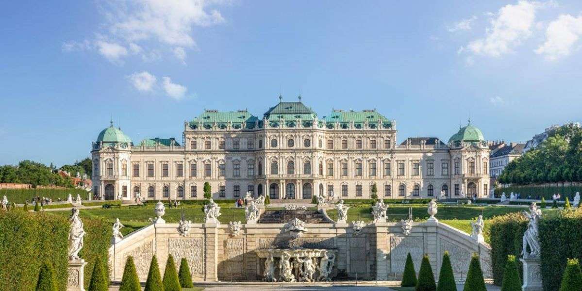 Bécs Belvedere Alsó-Ausztria online puzzle