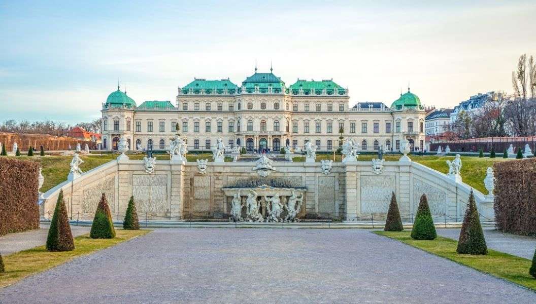 Viena Belvedere Austria Inferioară jigsaw puzzle online