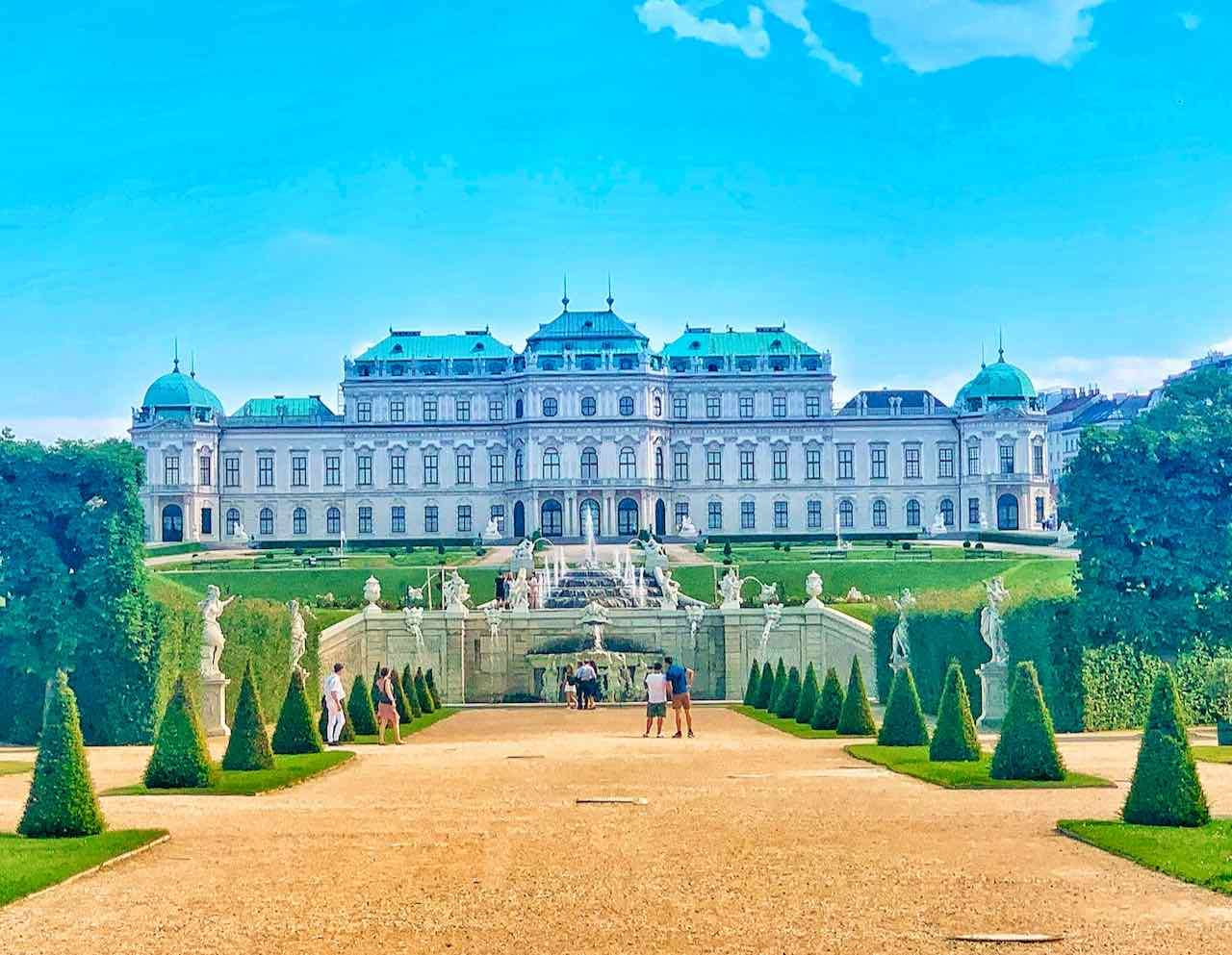 Vídeň Belvedere Dolní Rakousko online puzzle