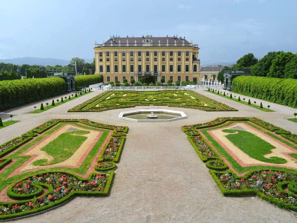 Palácio de Schönbrunn em Viena Baixa Áustria quebra-cabeças online