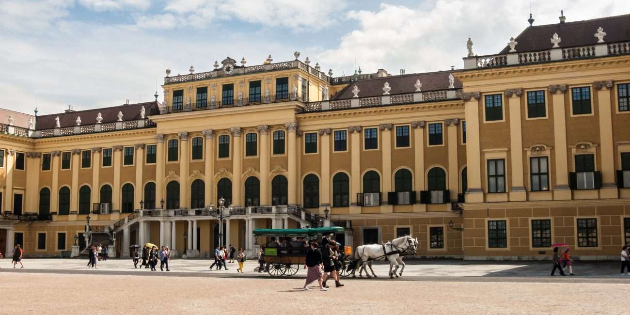 Παλάτι Schönbrunn της Βιέννης Κάτω Αυστρία online παζλ