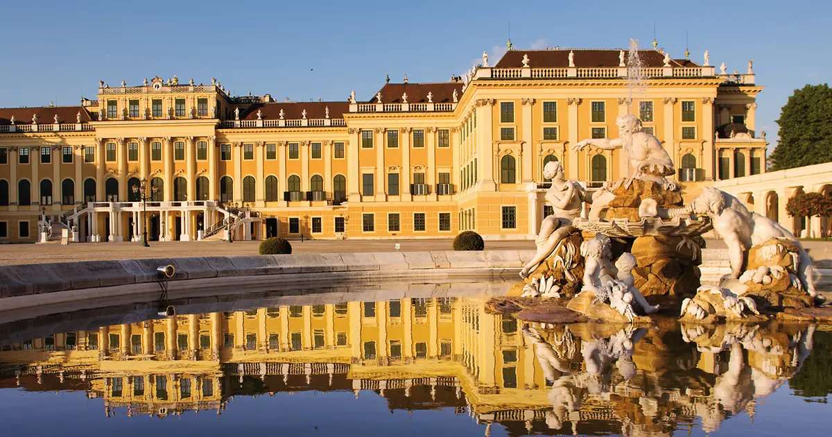 Вена Дворец Шенбрунн Нижняя Австрия онлайн-пазл
