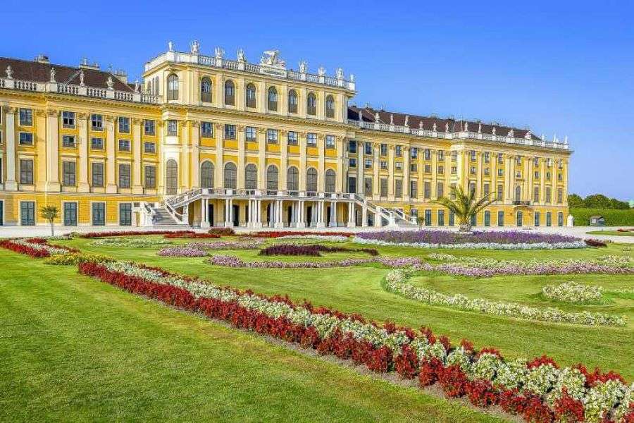 Bécsi Schönbrunni kastély Alsó-Ausztria kirakós online
