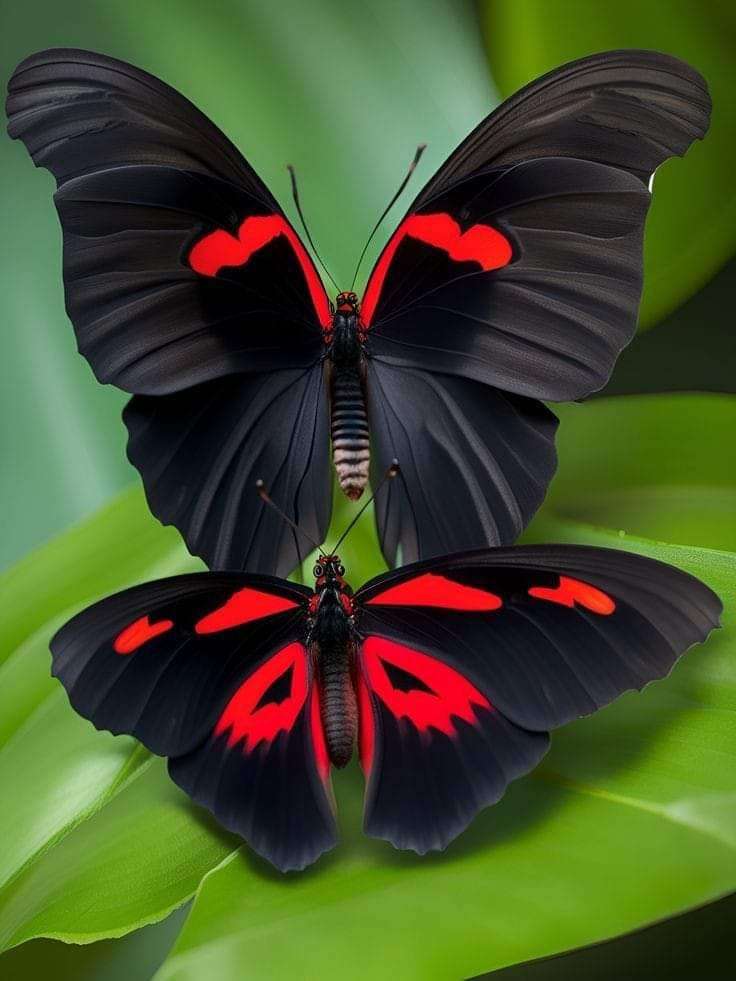 Schmetterling auf Blatt Online-Puzzle