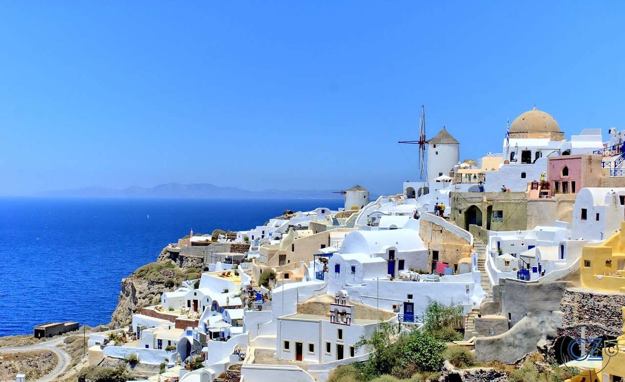 Grèce, Santorin puzzle en ligne