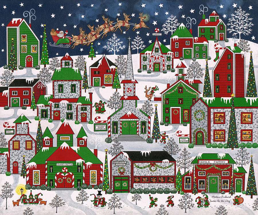 Pinturas de paisagens de inverno puzzle online