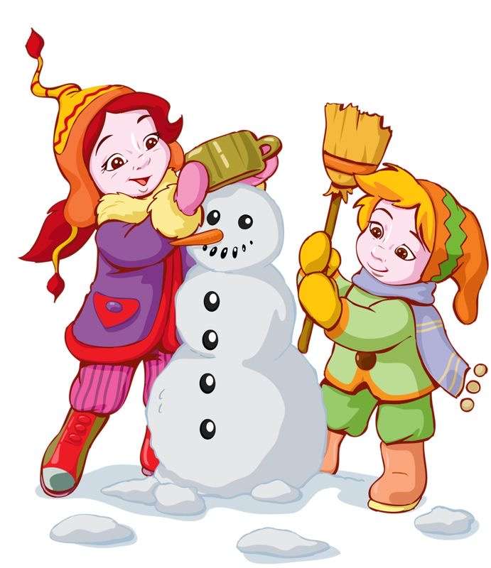 Bambini in inverno puzzle online