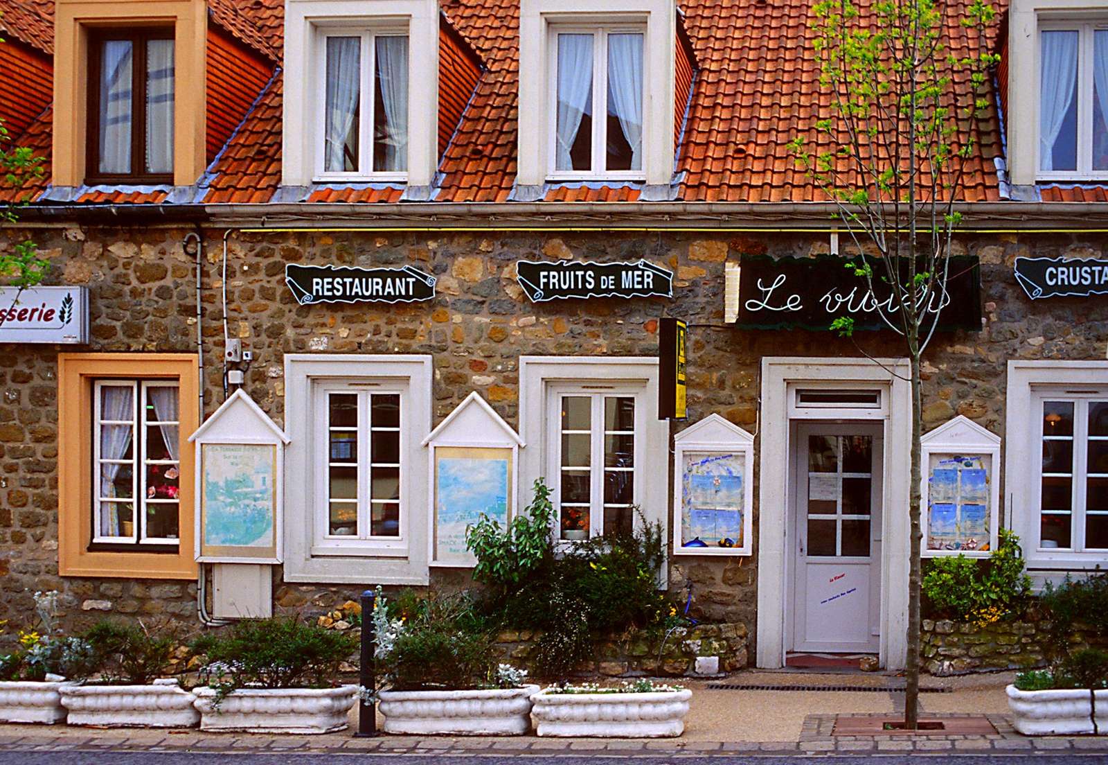 Romantische Hausfassade (Normandie) Online-Puzzle