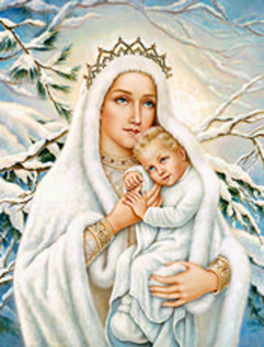Света_Богородица_снежна онлайн пъзел