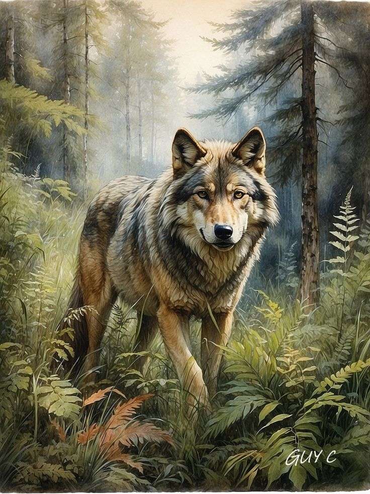 MY WOLF CAME BACK! jigsaw puzzle online