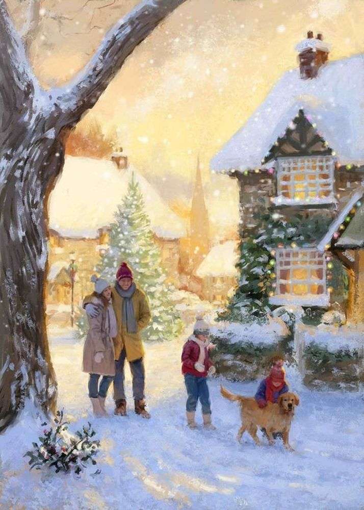 Christmas, Festive, Seasonal, Winter, Snow jigsaw puzzle online