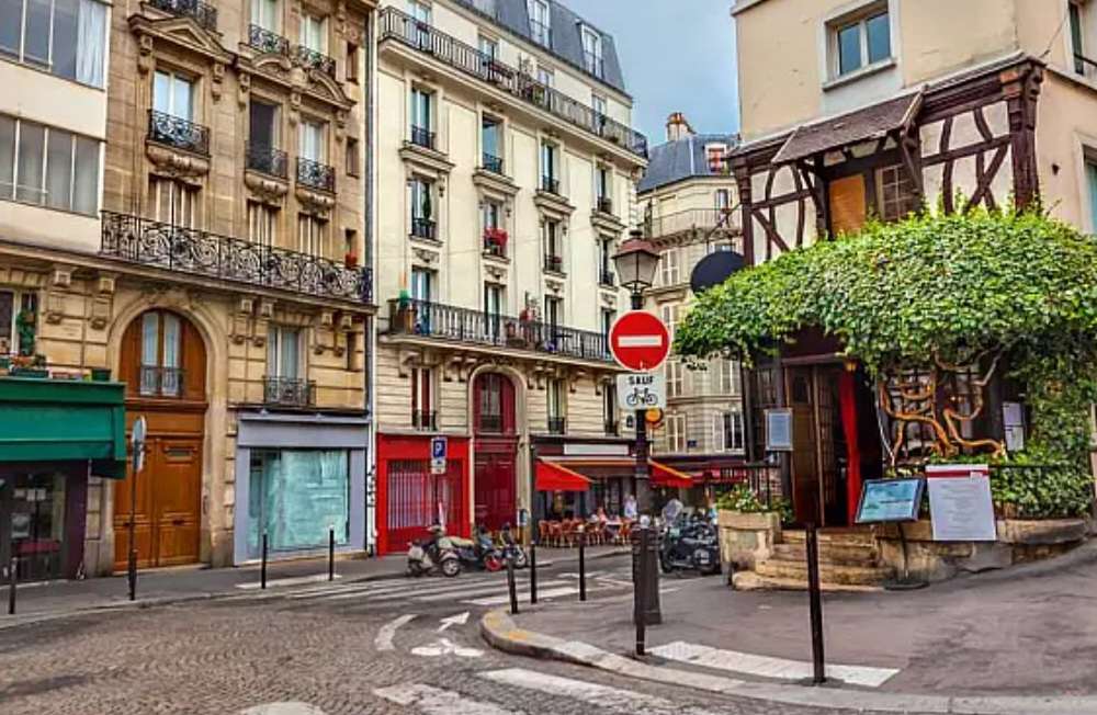 Парижка улица онлайн пъзел