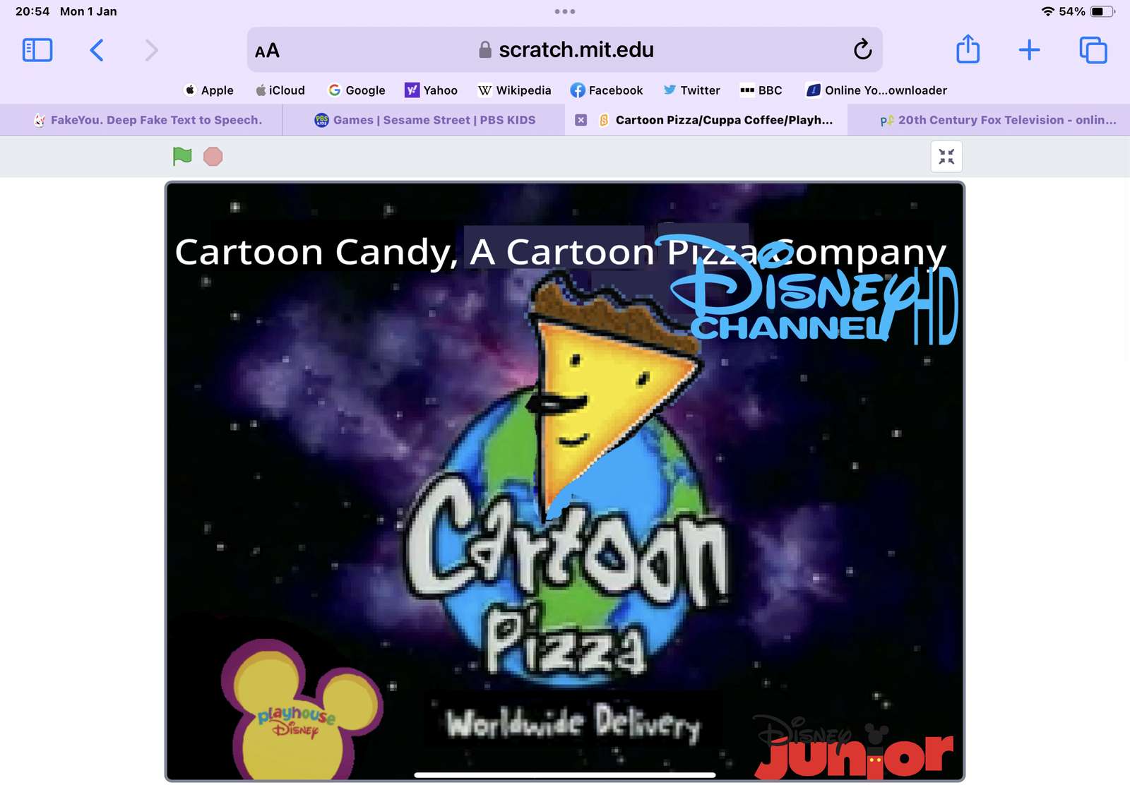 Pizza de desene animate puzzle online