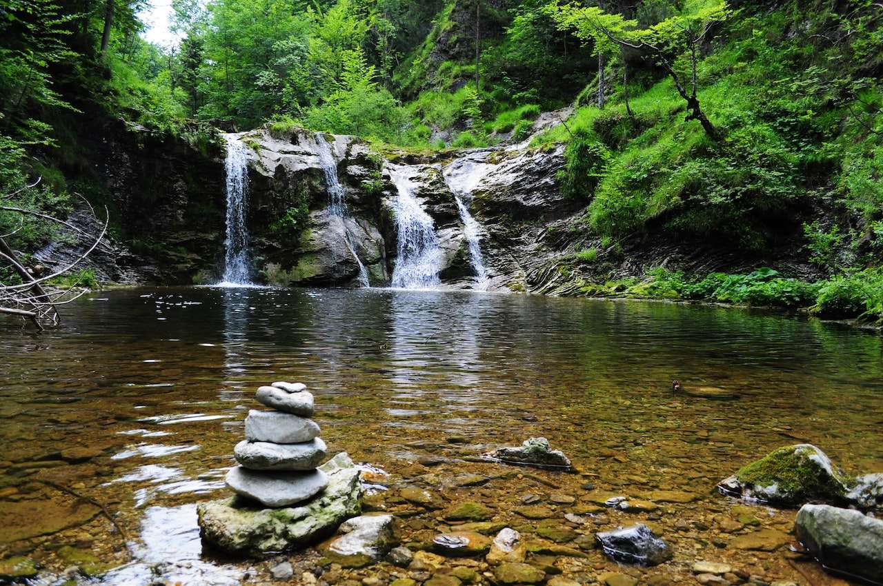 Vodopády v pohoří Bieszczady skládačky online