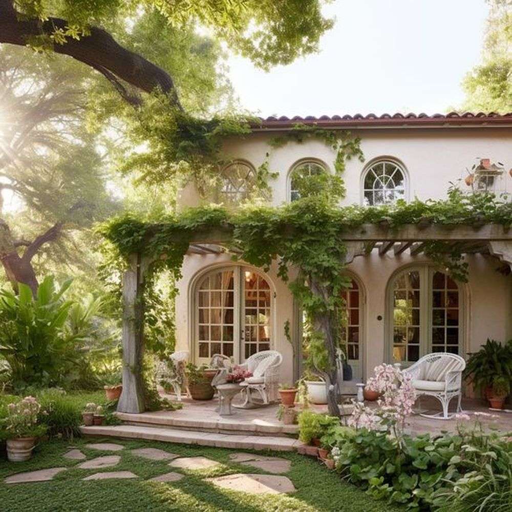Elegant Garden Cafe онлайн пъзел