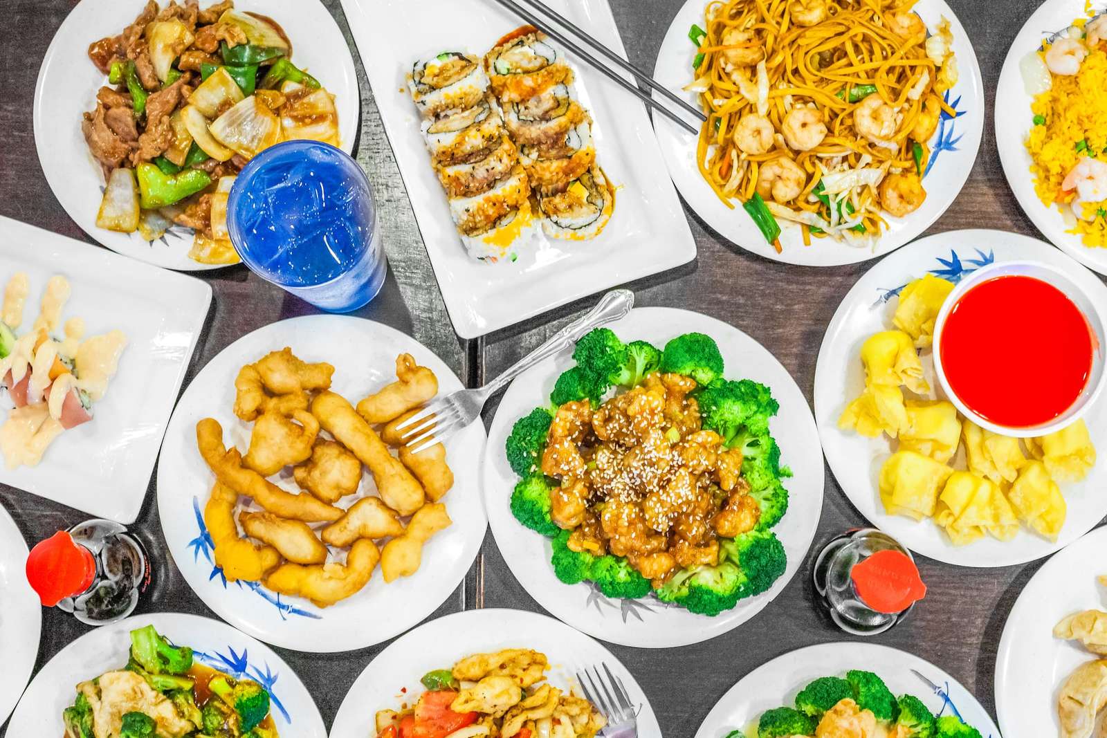 Čínské jídlo online puzzle