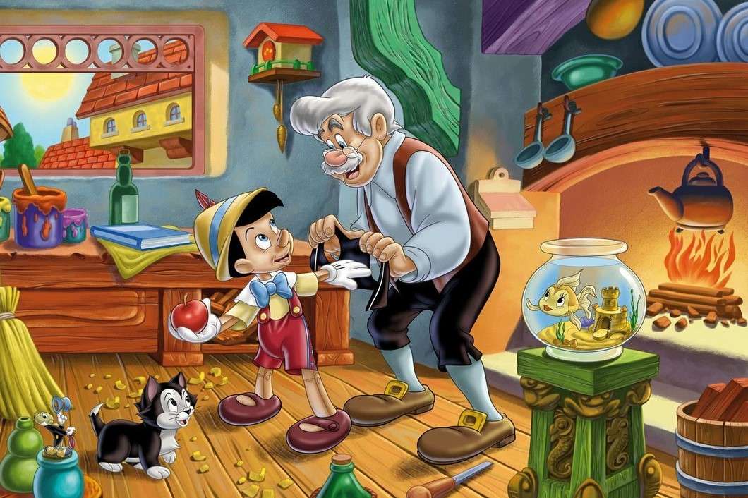 Pinocchio, skládačky online