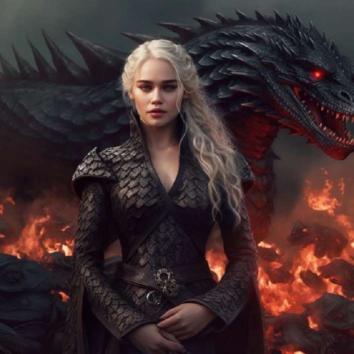 королева драконів онлайн пазл