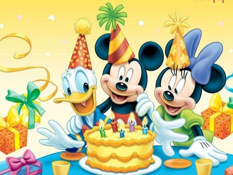 Mickey verjaardag online puzzel