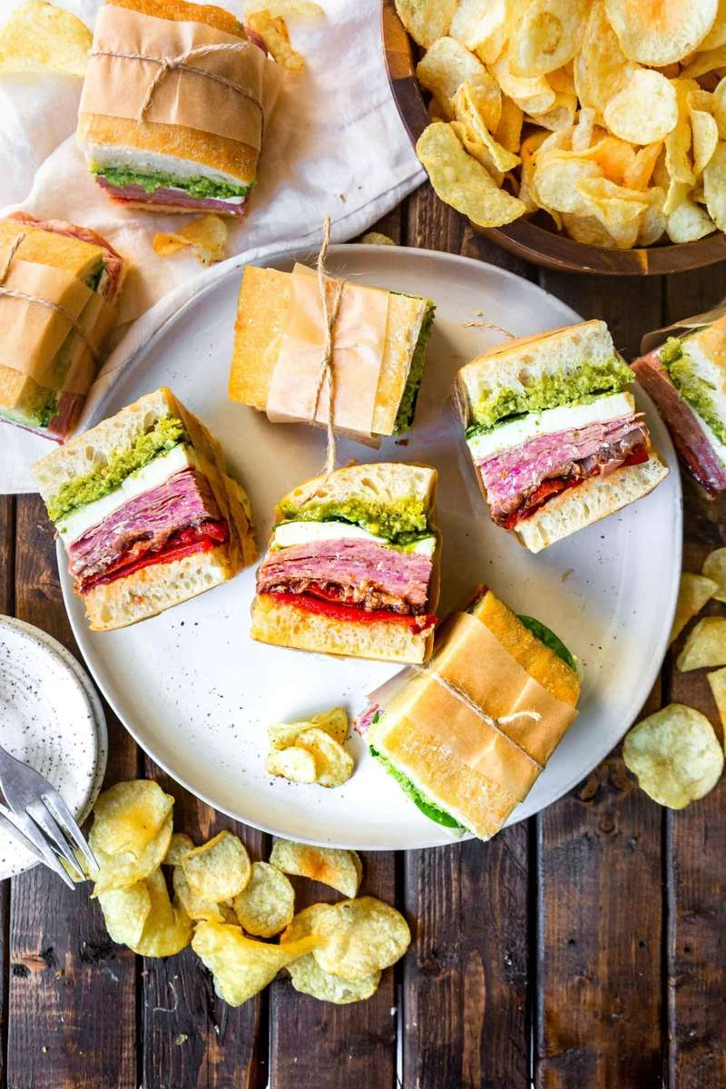 Италиански пресовани сандвичи онлайн пъзел