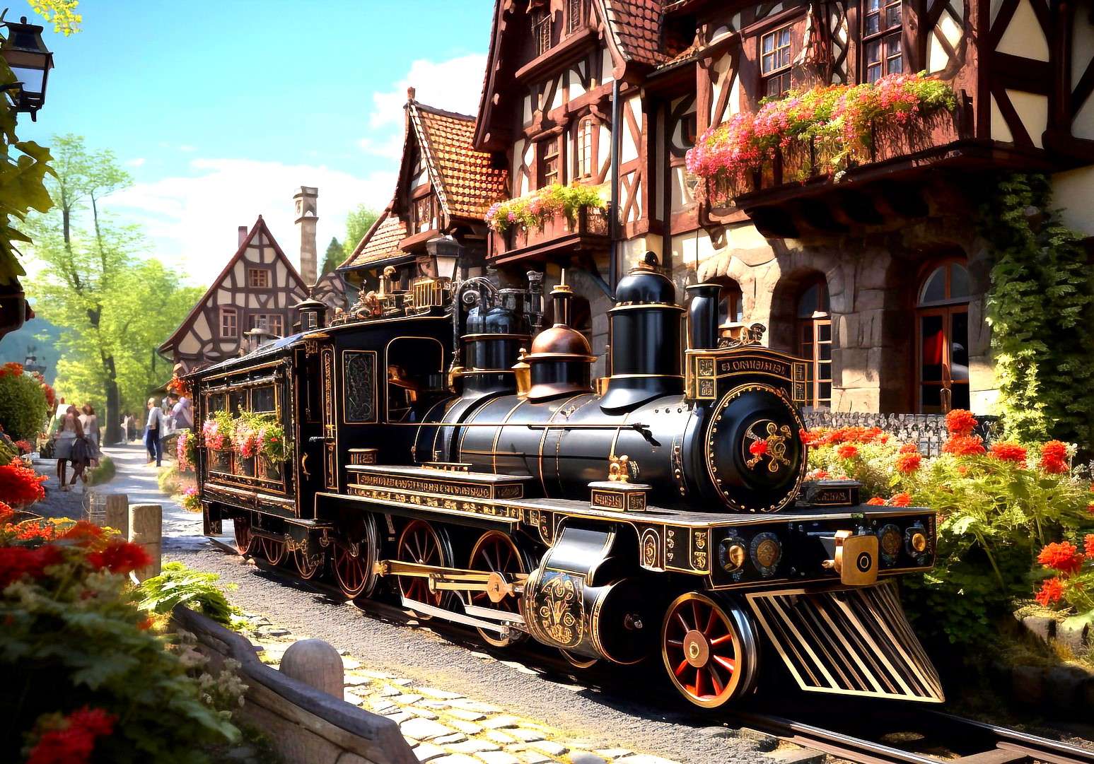 The charm of old railways online puzzle
