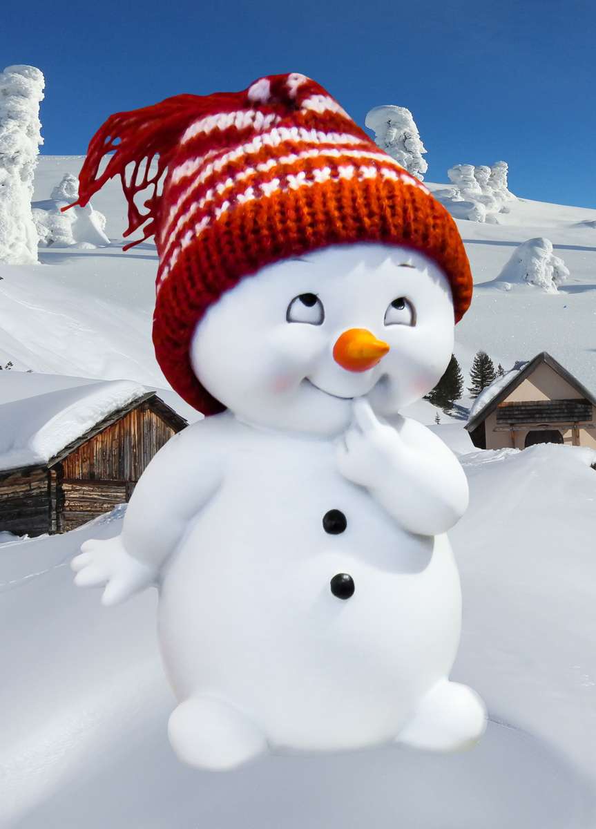 Boneco de neve quebra-cabeças online