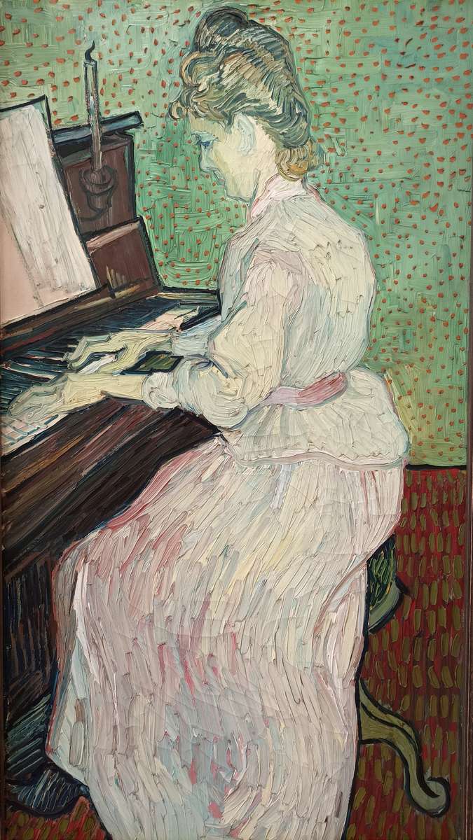 Marguerite Gachet zongorán online puzzle
