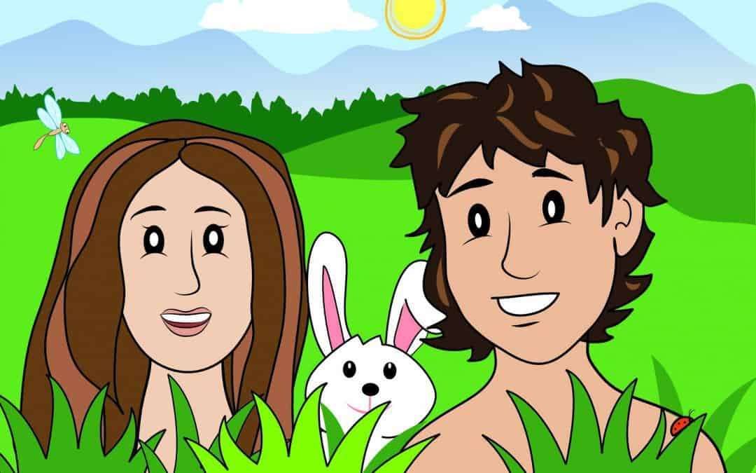 Адам и Ева онлайн пъзел