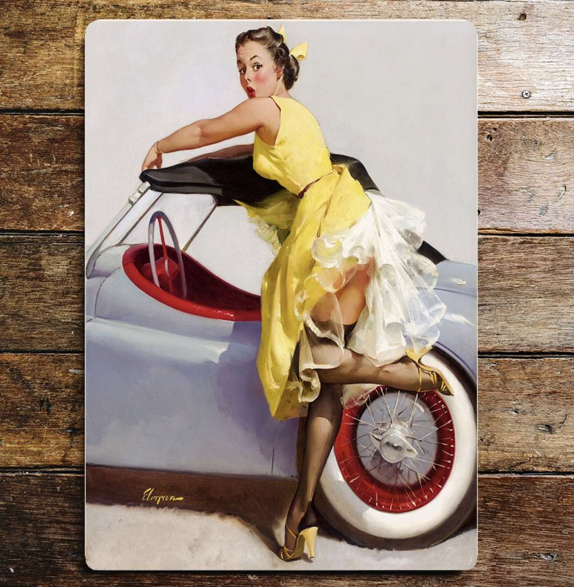 PIN UP - AUTO SPORTIVA puzzle online